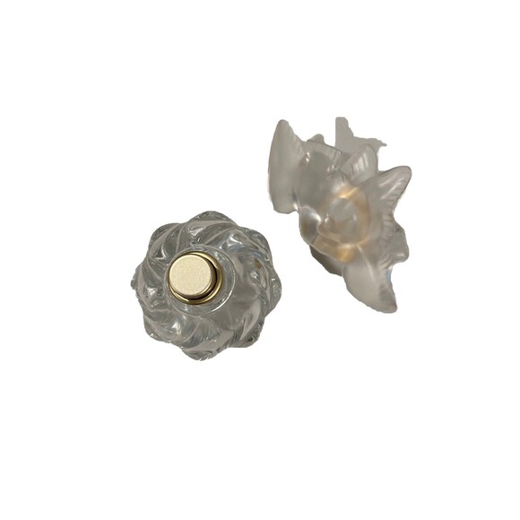 LALIQUE Nina Ricci Two Doves L'Air Du Temps Crystal Perfume EMPTY BOTTLE - Picture 4 of 5